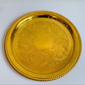 WM Rogers 171 Gold Tray Electroplated 24 KT Gold
Internacional Silver Company